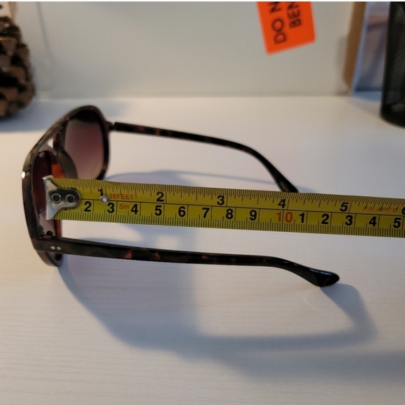 Bundle of 5 NWT Zenni Optical Sunglasses brown with animal print on the arms - Picture 4 of 8